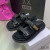 Dior DiorAct Slides Women Calfskin Black