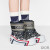 Dior Alps Snow Ankle Boots Women Oblique Shiny Nylon Blue