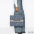 Dior Book Tote Brocart Motif Canvas Blue