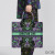 Dior Book Tote Indian Purple Motif Canvas Multicolor