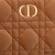 Dior Caro Double Pouch Cannage Calfskin Brown
