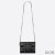 Dior Caro Zipped Pouch with Chain Cannage Calfskin with Diamond Motif Black