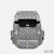 Dior Hit The Road Backpack CD Diamond Motif Canvas Grey