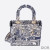Dior M0565OTDT Dior Medium Lady D lite Bag Toile de Jouy Motif Canvas Blue