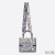 Dior M0565OTDT Dior Medium Lady D lite Bag Toile de Jouy Motif Canvas Blue