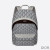 Dior Rider Backpack CD Diamond Motif Canvas Grey Bag