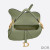Dior Saddle Bag Grained Calfskin Green