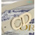 Dior Saddle Leather Belts With CD Buckle And Leather Strap 30 mm In White