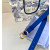 Dior CD Icon Leather Belts With Gold CD Buckle And Leather Strap 30 mm In Blue