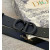 Dior Saddle Leather Belts With CD Buckle And Leather Strap 30 mm In Black