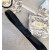 Dior Saddle Leather Belts With CD Buckle And Leather Strap 30 mm In Black