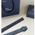Dior Oblique Monogram Leather Belts With Black Circle Buckle And Leather Strap 35 mm In Black
