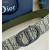 Dior Oblique Monogram Leather Belts With Black CD Buckle And Leather Strap 35 mm In Beige Sale