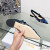Dior J''Adior Slingback Ballerina Flats Women Mizza Motif Canvas Blue