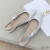 Dior J''Adior Slingback Ballerina Flats Women Technical Fabric White