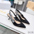 Dior J''Adior Slingback Pumps Women D Lace Macrame Motif Mesh Black
