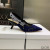 Dior J''Adior Slingback Pumps Women D Lace Macrame Motif Mesh Navy Blue