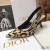 Dior J''Adior Slingback Pumps Women Mizza Motif Canvas Beige