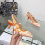 Dior J''Adior Slingback Pumps Women Toile de Jouy Motif Cotton Orange