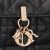 Lady Dior Chain Pouch Cannage Lambskin Black