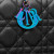 Lady Dior Pouch Emblematic Cannage Lambskin Black