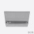 Large Dior Vertical Wallet Oblique Galaxy Leather Grey