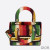 Dior Medium Lady D lite Bag D Stripes Motif Canvas Multicolor