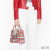 Dior Medium Lady D lite Bag Dioramour D Royaume d''Amour Motif Canvas Red/White