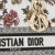 Dior Medium Lady D lite Bag Jardin Botanique Motif Canvass White