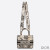 Dior Medium Lady D lite Bag Toile de Jouy Zodiac Motif Canvas White