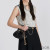 Small Dior Ammi Bag Macrocannage Lambskin Black