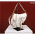 Dior Saddle Bag With Strap M0455 White Grained Calfskin