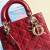 Dior Medium Lady Dior Bag M0565 Red Patent