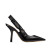 Dior Women's ja Dior high-heeled shoe Black lambskin with studs Black