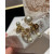 Dior Tribales Earrings Golden