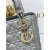 Dior Medium Lady Dior Bag M0565 Grey Pearlescent