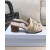 Dior Women's Dway Heeled Slide Apricot