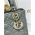 Dior Medium Lady Dior Bag M0565 Grey Lambskin