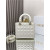 Dior Medium Lady Dior Bag M0565 White Lambskin