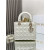 Dior Medium Lady Dior Bag M0565 White Lambskin
