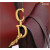 Dior Saddle Bag With Strap M0455 Burgundy Grained Calfskin
