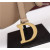Dior Saddle Bag With Strap M0455 Sand-Colored Grained Calfskin