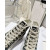 Dior Women's WalknDior High-Top Platform Sneaker Dark Blue