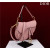Dior Saddle Bag With Strap M0455 Blush Grained Calfskin