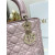 Dior Medium Lady Dior Bag M0565 Pink Pearlescent