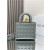 Dior Medium Lady Dior Bag M0565 Grey Lambskin