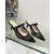 Dior Women's Capture Heeled Mule Black