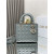 Dior Medium Lady Dior Bag M0565 Grey Lambskin