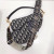 Christian Dior Saddle Bag Blue Canvas