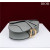 Dior Saddle Bag With Strap M0455 Stone Gray Grained Calfskin